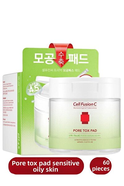 Cell Fusion C 60 قطعة من وسادات توكس المسام - وسادة العناية لشد المسام وجميع ...