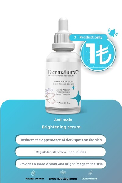 Dermaluire سيروم مضيء مضاد للعيوب (ألفا أربوتين، نياسيناميد، مركب التوت) - 30 مل