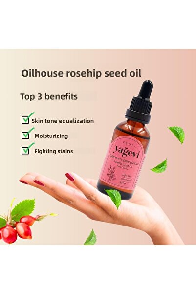 Yağevi 50 ml Pure Cold Pressed Rosehip Seed Oil
