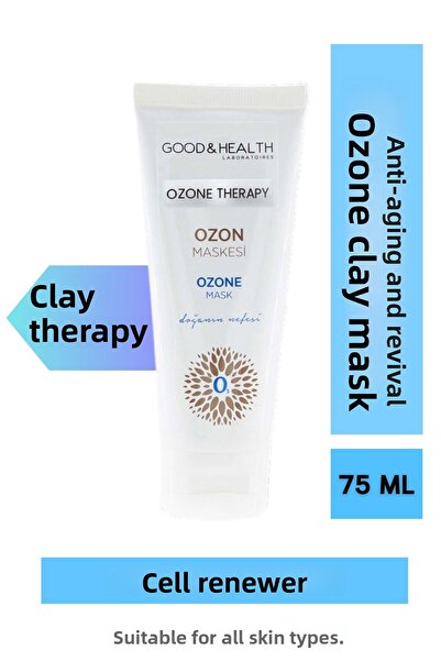 Good & Health Ozone Therapy Ozone Pore Firming Revitalizing Clay Face Mask 75 ml