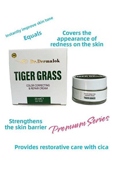 Dr.Dermalok كريم الوجه الفاخر TIGER GRASS Tone - معادلة، إصلاح مكثف، مهدئ، مض...