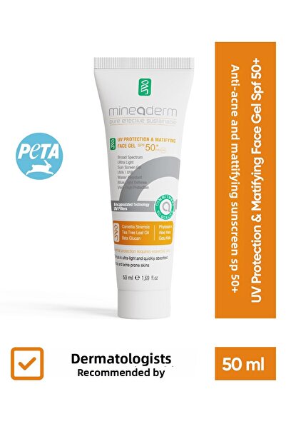 mineaderm Anti-Acne and Mattifying Sunscreen Sp 50+/uv Protection & Matifying...