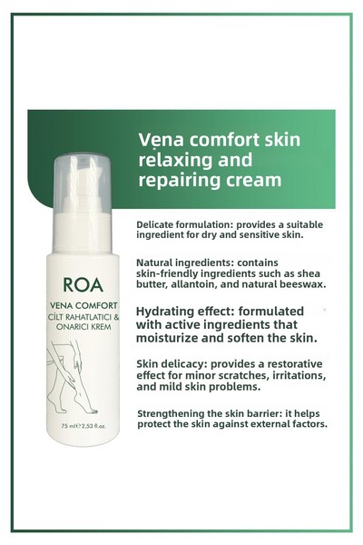 Roa Bitkisel Vena Comfort Skin Relaxing & Repairing Cream 75 ml