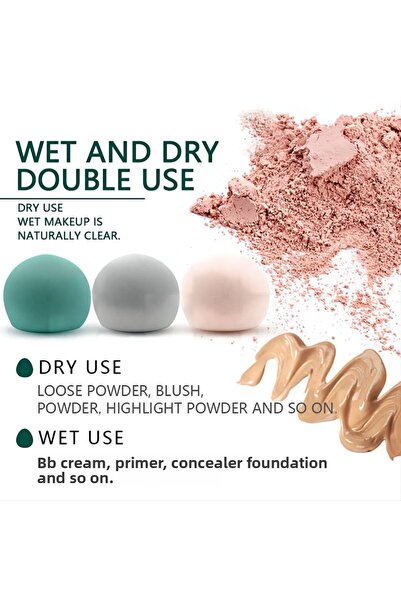 Soho N.Y.C. Set of 3 Vegan Makeup Sponges