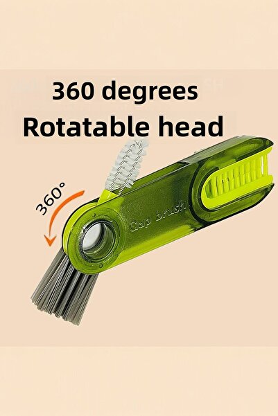 Şahane Pazar فرشاة تنظيف ذات 3 رؤوس قابلة للدوران 360 درجة SHN-1021 FMA 531303