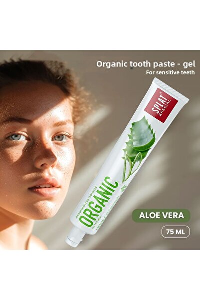 Splat معجون أسنان قوي بالصبار العضوي 75 مل