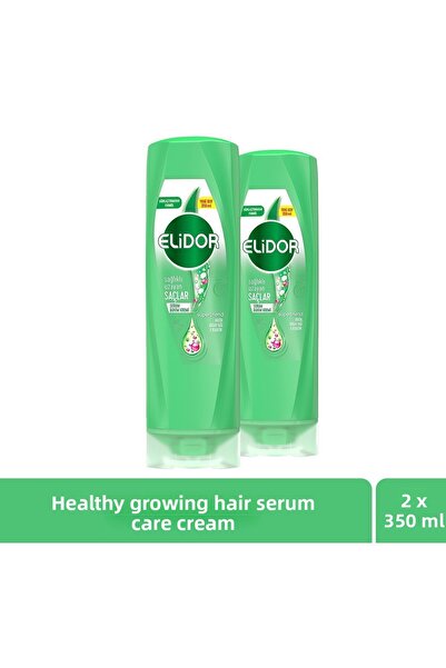 Elidor كريم العناية بالسيروم سوبر بلند، شعر صحي متطور، بيوتين، زيت الأرغان، ك...