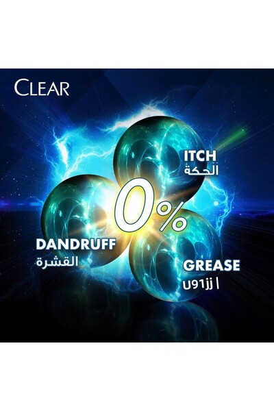 Clear Shampoo Men 400 ml Herbal Fusion (BLUE) --- Clear Shampoo Men 400 ml Herbal Fusion (BLUE)