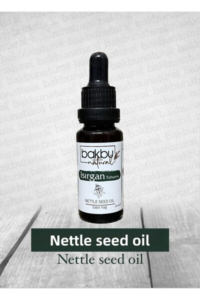 bakbu natural زيت بذور نبات القراص الطبيعي 20 مل.