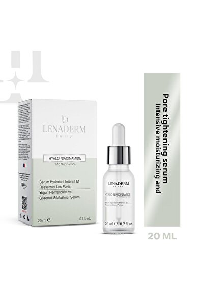 Lenaderm هيالو نياسيناميد – مصل العناية بالبشرة المرطب والمسام 20 مل
