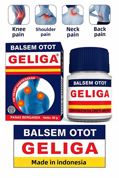 GELIGA بلسم العضلات 40 جرام - كريم لتخفيف الآلام، بلسم