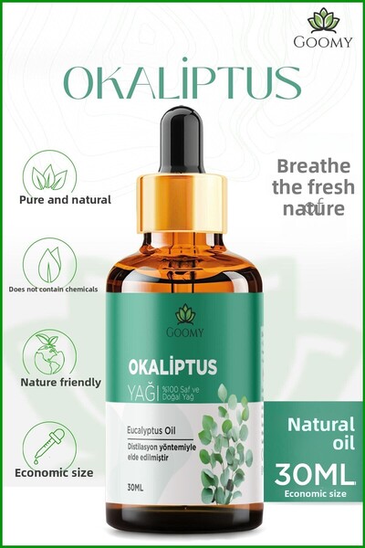 GOOMY Eucalyptus Oil Distillation 100% Natural Herbal Essential Oil Eucalyptu...