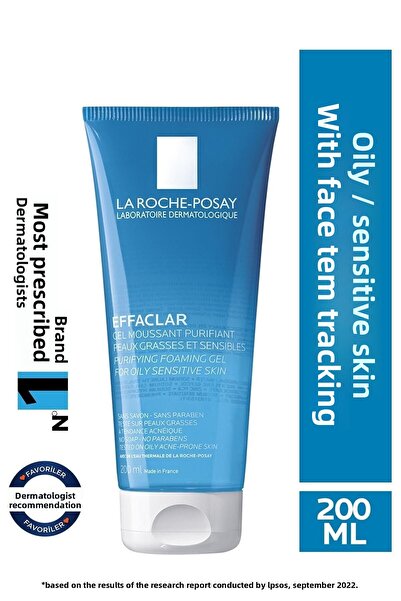La Roche Posay ايفاكلار جل منقي ومتوازن للبشرة الدهنية والحساسة 200 مل