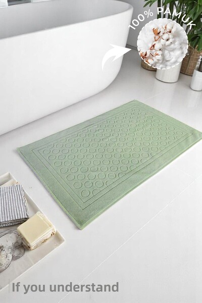 Anılsan Prosop verde pentru picioare - 50x70 cm, 300 gr, 100% bumbac, covoraș...