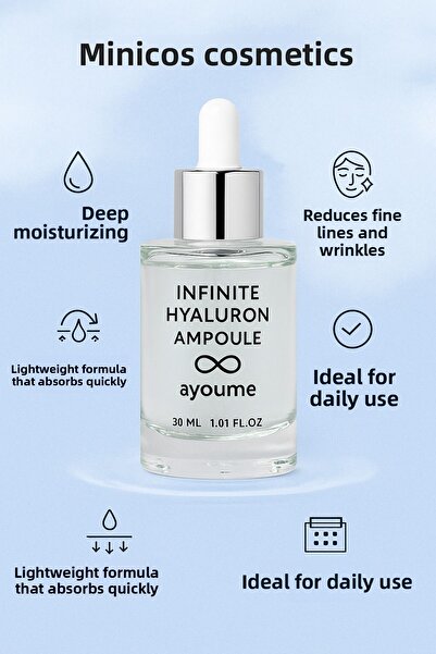 Ayoume Skin Brightening, Moisturizing, Anti-Wrinkle Everlasting Hyaluronic Ac...
