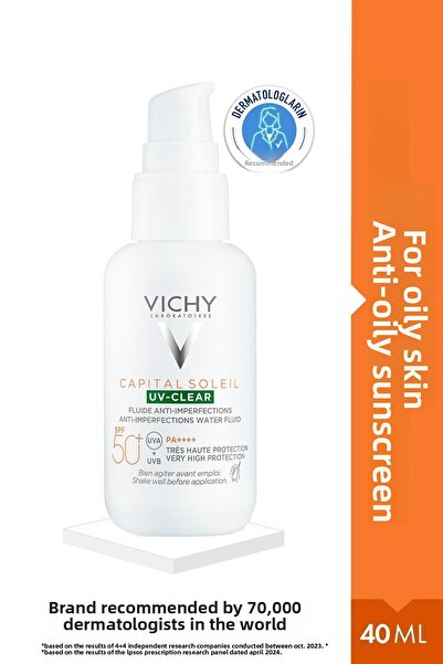Vichy واقي من الشمس للأشعة فوق البنفسجية بعامل حماية من الشمس SPF50+ من Capit...