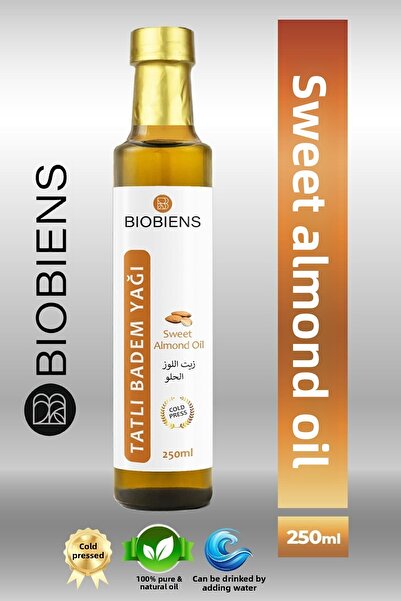 Biobiens 250 مل زيت اللوز الحلو