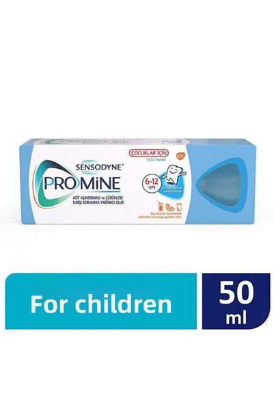 Promine سينسوداين برومين 6-12 سنة 50 مل - فرشاة أسنان ناعمة وردي
