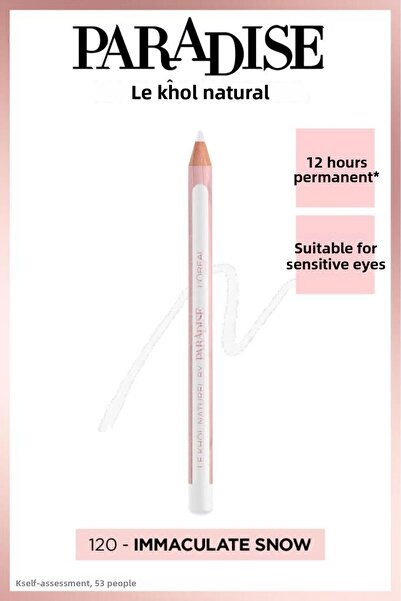 L'Oreal Paris White Eye Pencil - L'oréal Paris Paradise Le Khol Eye Pencil 12...