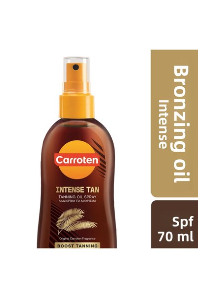 Carroten زيت الشمس للتسمير المكثف بدون عامل حماية من الشمس SPF 70 مل