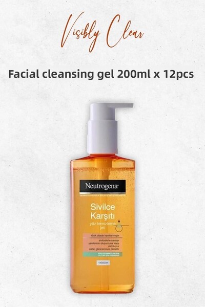 Neutrogena جل تنظيف الوجه فيزيبلي كلير المضاد لحب الشباب والخالي من الزيوت 20...