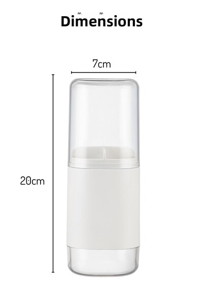 Nandy Home Σετ 2 τεμαχίων μίνιμαλ διανομέας υγρού σαπουνιού και θήκης οδοντόβουρτσας