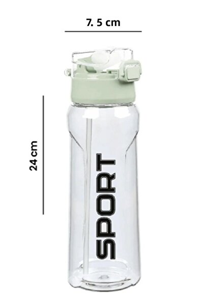 lufy قارورة أكوا الطازجة 750 مل قارورة رياضية 750 مل قارورة أكريليك مع القش