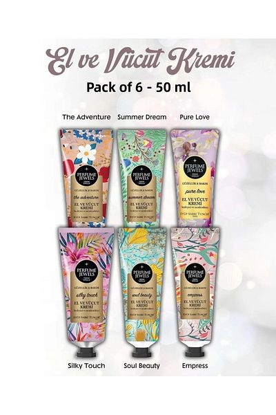 Eyüp Sabri Tuncer Hand and Body Creams 50 ml X 6 Pieces