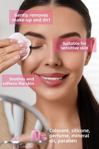 Let's Be NATURAL Micellar Makeup Cleansing Water with Pure Rose Water 200ml Natural