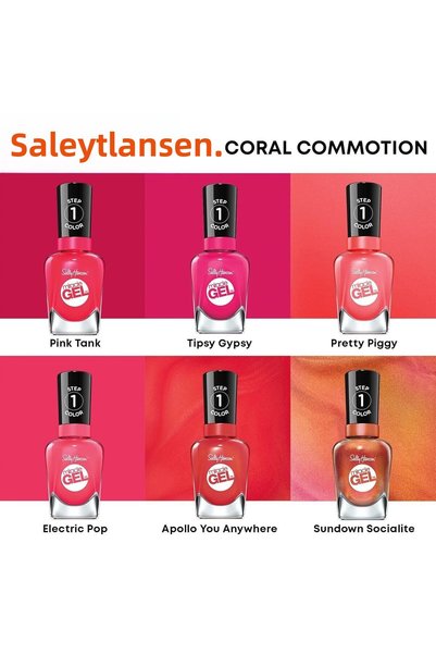 Sally Hansen Miracle Gel™ Nail Polish - 184 - Frill Seeker, 14.7ml