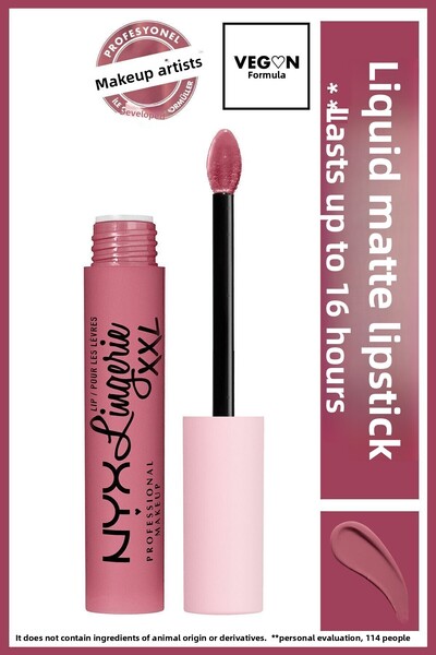 NYX Professional Makeup Liquid Matte Lipstick - XXL Matte Liquid Lipstick Max...