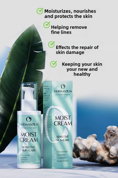 DERMASOLİN Anti-Aging and Skin Damage. Cell Renewal Antioxidant Moisturizing Care Cream