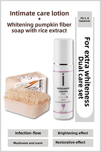 For You Gold Genital Intim Lotion Whitening Rice Soap to Help Remove Odor, Fu...