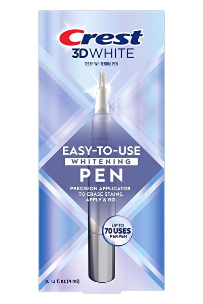 CREST قلم تبييض ثلاثي الأبعاد 4 مل - تصميم أبيض نسائي