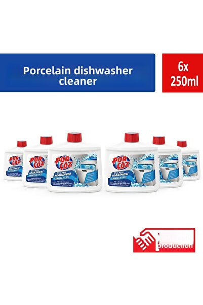 Porçöz منظف ​​غسالة الأطباق 250 مل × 6 حبات