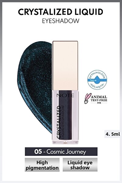 NOTE Crystalized Liquid Eyeshadow Liquid Metallic Eyeshadow - 05 Cosmic Journey