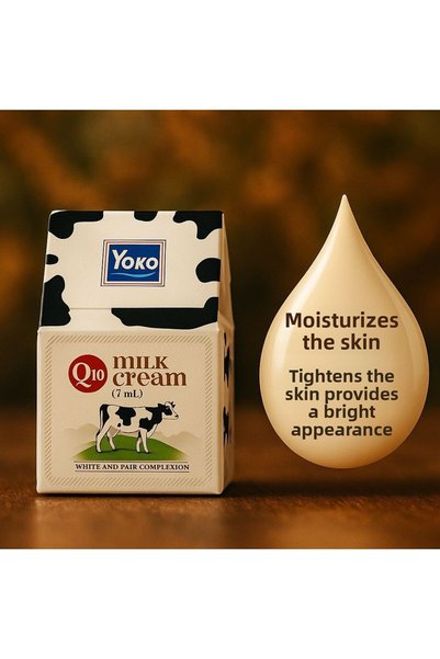YOKO Milky Brightening Moisturizing Face Care Cream Q10 50 Gr