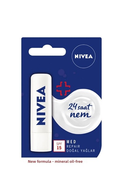 NIVEA أحمر الشفاه SPF 15+ كريم ميد ريبير للعناية بالشفاه 4.8 جرام
