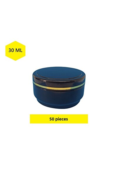 demethome Cutie goală pentru pomadă-crem-cosmetice 30 ml Borcan pentru cremă din plastic 30 cc 1-5-10-25-50-100-250 bucăți opționale