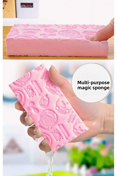 3B Trend إسفنجة حمام مقشرة ناعمة - متعددة الأغراض وقابلة للإنتاج الرغوي