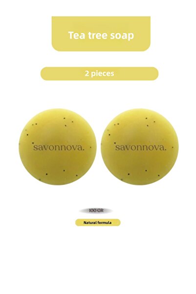 Kozmetigo صابون شجرة الشاي الطبيعي للبشرة النشطة والمعرضة للحب الشباب بدون إض...