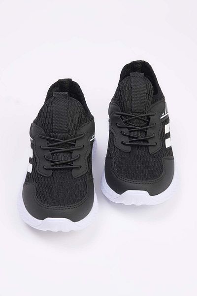 TRENDYOL SHOES Black Easy Wear Rubber Laced Light Sole Small/Large Girls' Sports Shoes Takaw26Sn00000