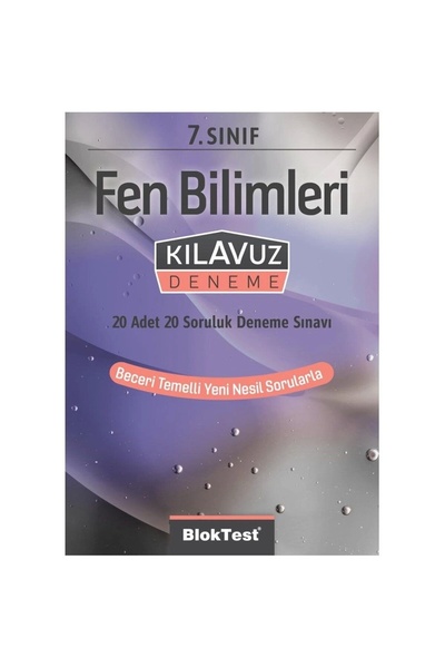 Tudem Yayınları 7.sınıf Bloktest Fen Bilimleri Klavuz Deneme