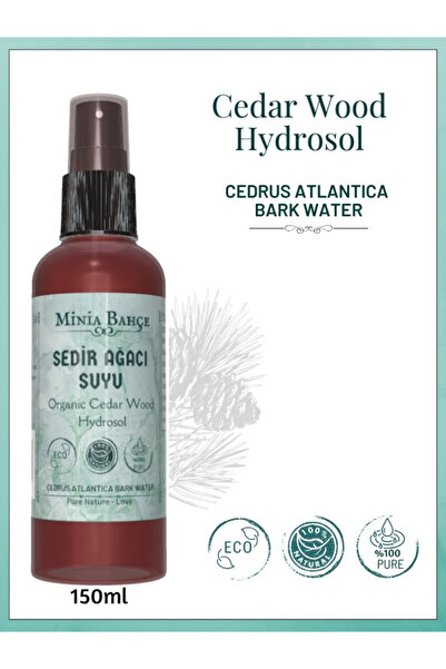 Minia Bahçe Bitki ve Sanat Atölyesi Sedir Ağacı Suyu , %100 Saf Ve Doğa, 150ml