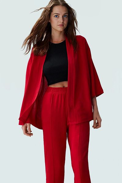 PayBuy Women's Woven Kimono Pants Set Comfortable Casual Style Zarifane Design Stylish Appearance