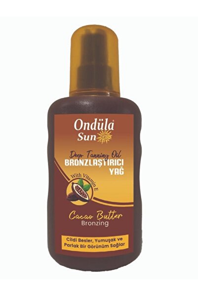 Ondüla Sun Yoğun Bronzlaştırıcı Yağ 200 ml Kakao Yağı