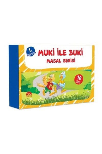Martı Yayınları 1. Sınıflar Için Muki Ile Buki Masal Serisi 10 Kitap Nesli Nu...
