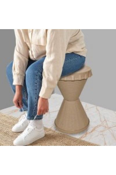 Living STOOL TABLA BEIGE