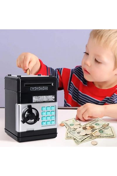 VenaliaStore Encrypted Electronic Piggy Bank Safe Box for Kids Money Saving Box Large Volume Birthday