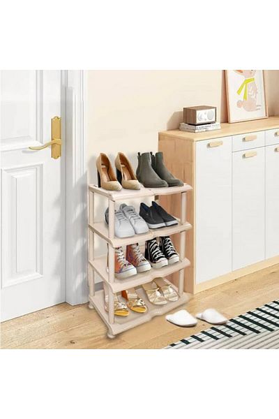 Living SHOE RACK 4 LAYER BEIGE